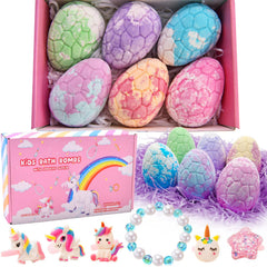 Piroo unicorn-bubble-bath-bombs-pack delivers vibrant fizz for kids.