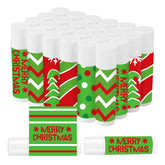 Piuaeue Christmas lip balm with red-green-white dots adds festive charm while soothing dry lips