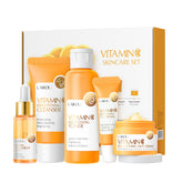 PIWINE skincare gift set cleanser being used for gentle teen cleansing