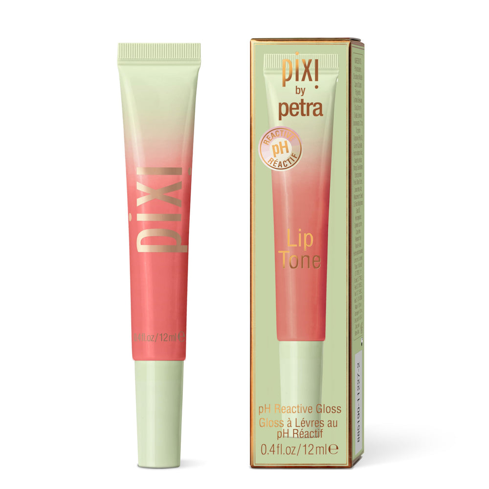 Pixi LipTone Peachyness bottle showing adaptive color for a personalized shade.