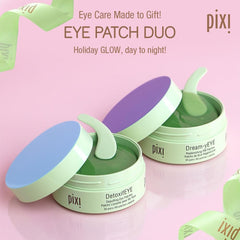 Pixi Day Eye Patch depuffing hydration highlights morning under-eye refreshment.