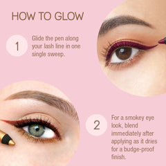 Pixi Endless Silky Eye Pen being applied for a seamless line.