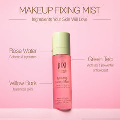 Pixi makeup fixing mist mist spray ready for midday refresh and dewy finish