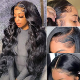 Pizazz body wave lace front wig with 13x4 HD lace for seamless part