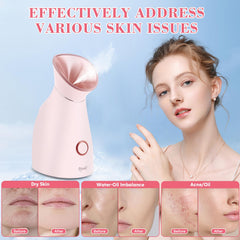 Pjordo face-steamer-hydration-moisture supports skin hydration and radiant glow.