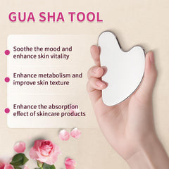 Pjordo Stainless-steel Gua Sha handle close-up showing durable craft and easy cleaning