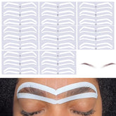 PKRFCJ eye brow stencils 3-sets collection offering versatile shapes for natural or defined brows