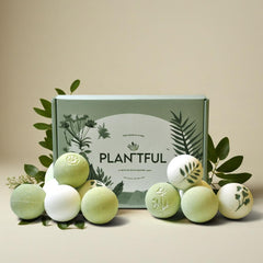 Plantful bath bombs variety scents for a calming soak