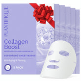 PLANTIFIQUE collagen-boost mask pack closeup for smoother skin potential