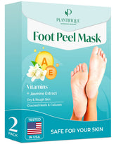 PLANTIFIQUE Foot Peeling Mask packaging ready for an at-home spa ritual