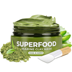 PLANTIFIQUE Korean Clay Mask packaging highlights vegan formula for at-home detox and hydration.