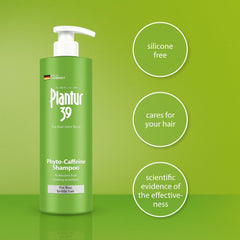Plantur 39 Phytocaffeine complex ingredients close-up highlighting scalp nourishment
