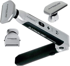Platinum Pro Mangroomer back shaver Gen 8 with case for easy travel storage.