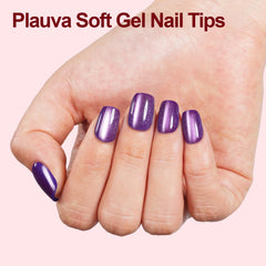 Plauva Cat Eye nails offer 15 sizes to fit most nails securely