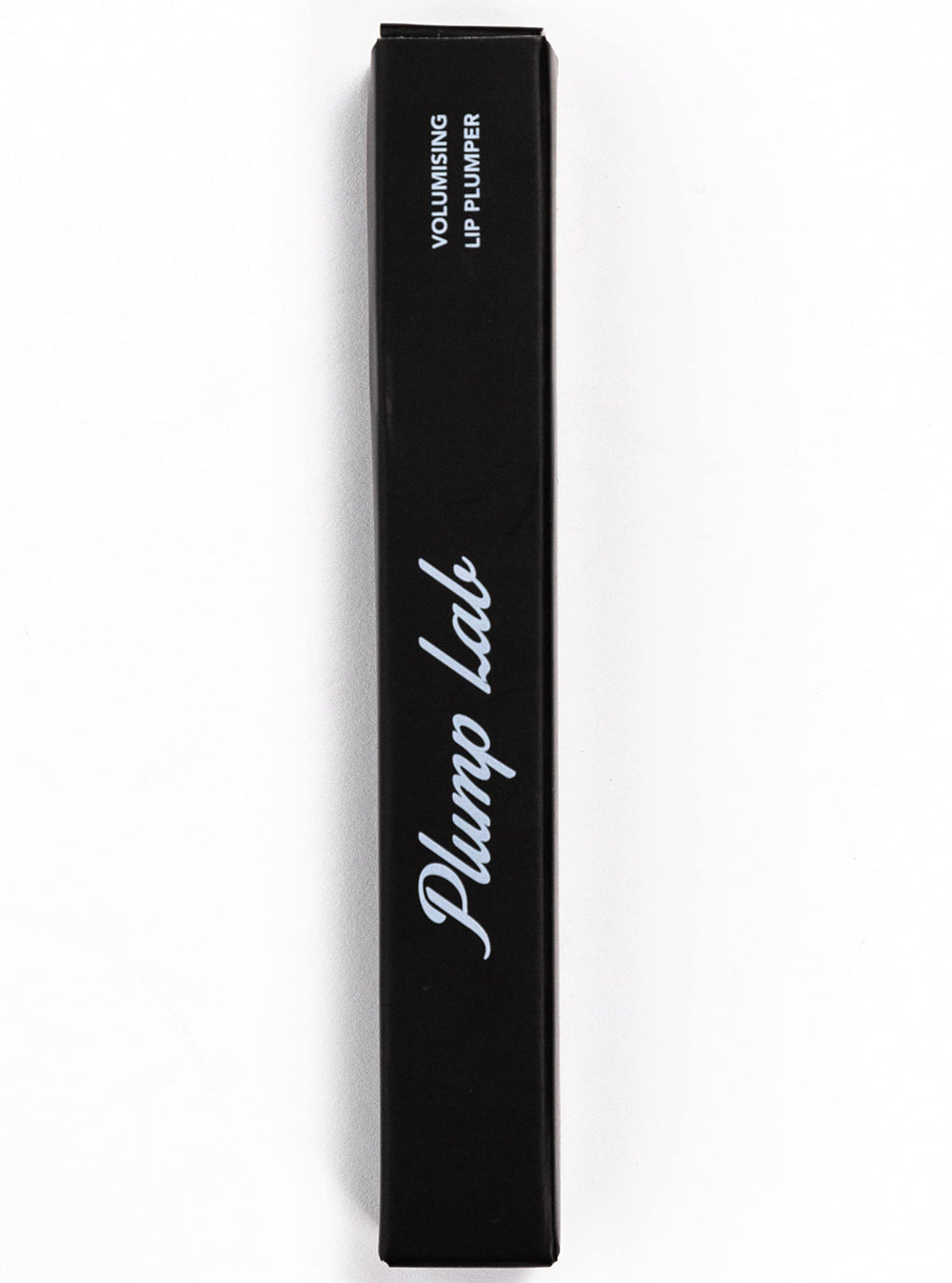 Plump Lab Lip Plumper Gloss clear bottle demonstrates hydrated shine for fuller lips.