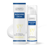 POBEMY Skin Bleaching Cream bottle shows a gentle daily-use solution for even skin tone
