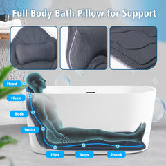 Poemland 3D-air-mesh technology promotes quick drying and breathability after a bath.