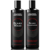 Polished Gentleman beard wash bottle for daily cleansing and beard maintenance
