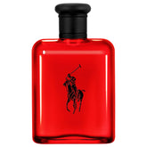 Polo Red Eau de Toilette bottle with bold curves and matte finish for a bold statement.