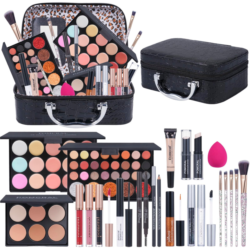Pomcral makeup kit teens - eyeshadow palettes for versatile everyday looks.