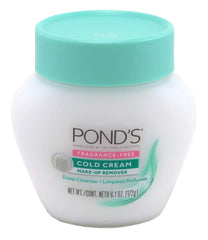 POND'S Cold Cream Makeup Remover fragrance-free pack of 2 cleanses gently for sensitive skin.