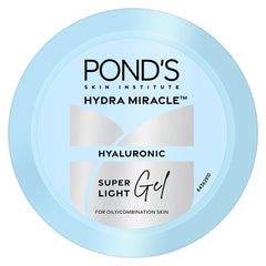 POND'S Super Light Gel bottle front showing compact 100 ml size for daily use.