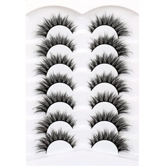 Pooplunch cat-eye look lashes highlight extended outer corners