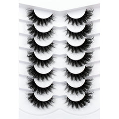 Pooplunch cat eye Russian volume lashes with DD curl for bold defined daytime look