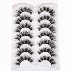 Pooplunch crossed-cluster lashes offer bold texture and a flirty cat-eye effect.