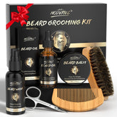 POP MODERN.C beard wash shampoo bottle for clean, moisturized beard.