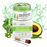 POP MODERN.C Clay Mask Avocado Dead Sea Mud Jar demonstrates nourishing hydration for all skin types.