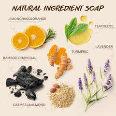 POP MODERN.C Tea Tree soap bar delivers clarifying cleanse with a fresh, uplifting feel.