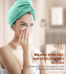 POPCHOSE hair towel wrap frizz-reduction through less friction