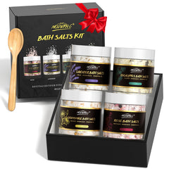 POP MODERN.C bath salts gift set packaging showcases premium spa gift experience