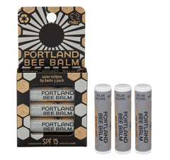 Portland Bee Balm Solar Eclipse tube ready for daily lip protection.