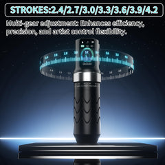 POSEIDON dual 2300mAh batteries powering long sessions with quick swaps