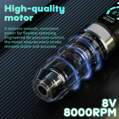 POSEIDON 20 cartridge collection supports lining, shading, and detailing