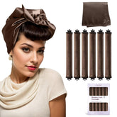 Posicurly overnight curlers pack enables heatless curls for morning-ready waves.