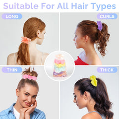 Pozilan LED scrunchies offer two styles and seven colors to match outfits.