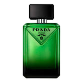 Prada Paradigme refillable spray bottle highlighting sustainable luxury design