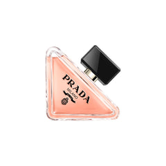 Prada Paradoxe bottle front—amber floral fragrance for day-to-night elegance.