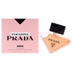 Prada Paradoxe Intense bottle front view for day to night floral elegance.