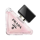 Prada Paradoxe Virtual Flower bottle close-up, refillable luxury fragrance.