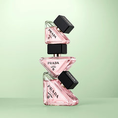 Prada Paradoxe Virtual Flower cap detail, premium design ideal for on-the-go refresh.
