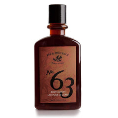 Pre de Provence No.63 lotion bottle pump close-up for fast, hydrating daily moisture.