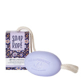 Pre de Provence lavender soap on a rope 200g with convenient hanging design for quick drying.