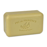 Pre de Provence Verbena soap bar front view; rich lather and citrus notes.