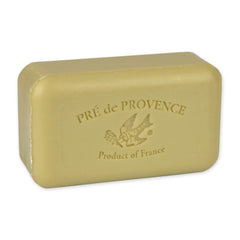 Pre de Provence Verbena soap bar front view; rich lather and citrus notes.