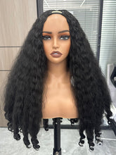 Prempo Afro V Part wig with unique curly end adds bold volume for day-to-night looks