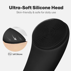 PRITECH brush vibrator modes for deep cleansing and relaxing massage.